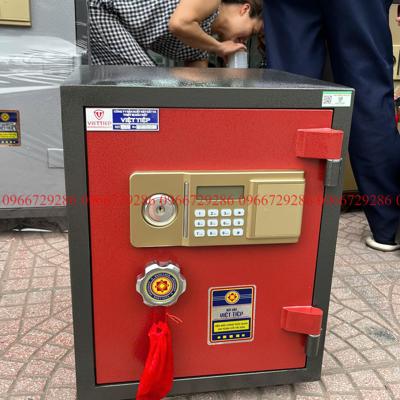  Két sắt Việt Tiệp chống cháy  K54ĐT màu đỏ – Khóa điện tử